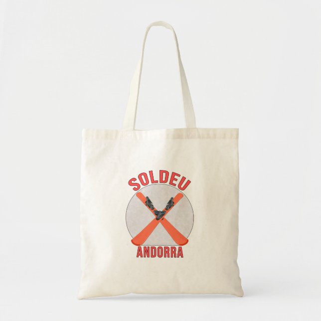 Tote Bag Soldeu, Andorre (Devant)