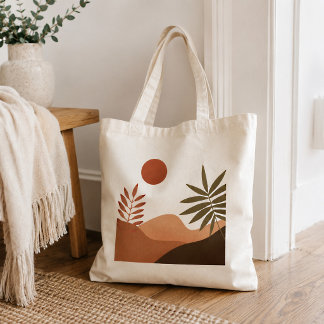 Tote Bag Soleil Boho Désert