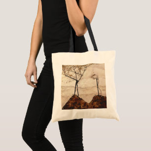 Tote Bag Soleil d'automne et arbres par Egon Schiele, Art V