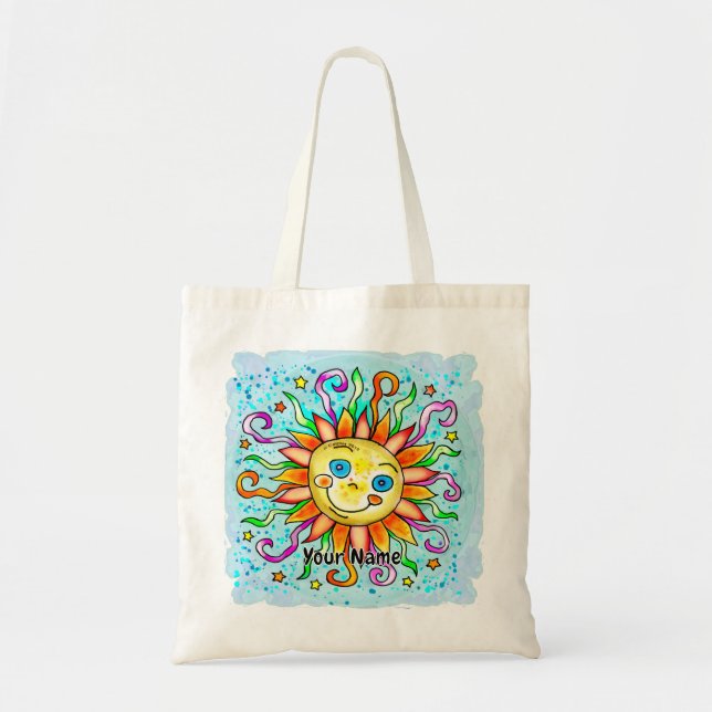 Tote Bag Soleil idiot (Devant)