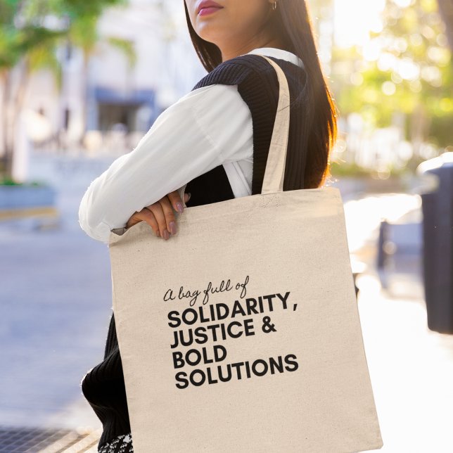 Tote Bag Solidarité Activisme de justice éthique ( Shop now and make a statement with every step you take!)