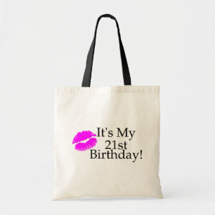 Tote Bag Son mon 21ème anniversaire (baiser)