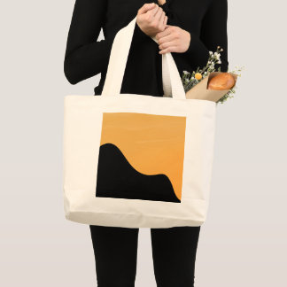 Tote Bag Sonnenuntergang Bergsilhouette zum Mitneh Jumbo Stoffbeutel