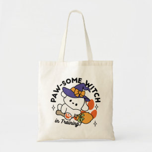 Tote Bag Sorcière à mâcher en entraînement - Chien d'Hallow