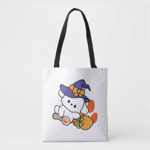 Tote Bag Sorcière à mâcher en entraînement - Chien d'Hallow