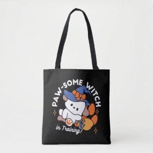 Tote Bag Sorcière à mâcher en entraînement - Chien d'Hallow