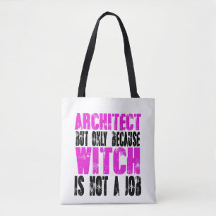 Tote Bag Sorcière architecte