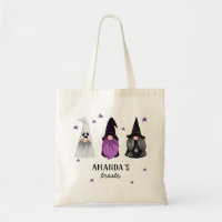 Sorcière de gnomes violets noirs. Les gâteries pou