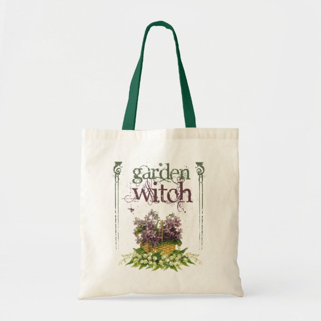 Tote Bag Sorcière de jardin (Devant)