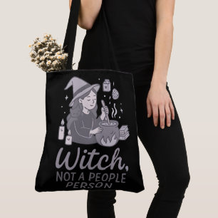 Tote Bag Sorcière d'Halloween n'est pas une personne sociab