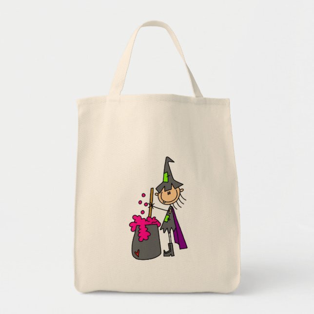 Tote Bag Sorcière faisant le Brew (Devant)