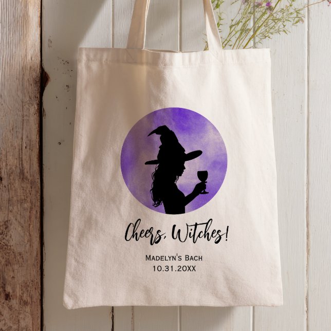 Tote Bag Sorcières d'Halloween Bachelorette Party (Créateur téléchargé)