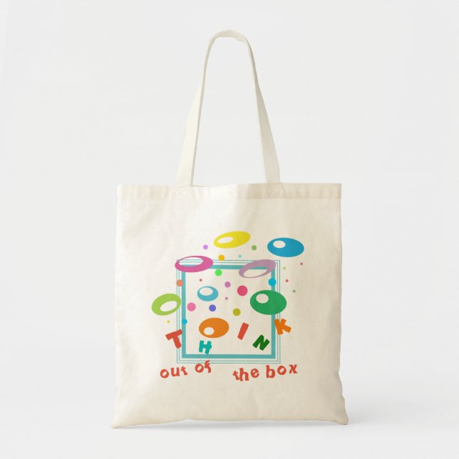 Tote Bag Sors de la boîte (Devant)