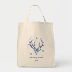Tote Bag Sort Harry Potter   EXPECTO PATRONUM™ Cerf Esquiss