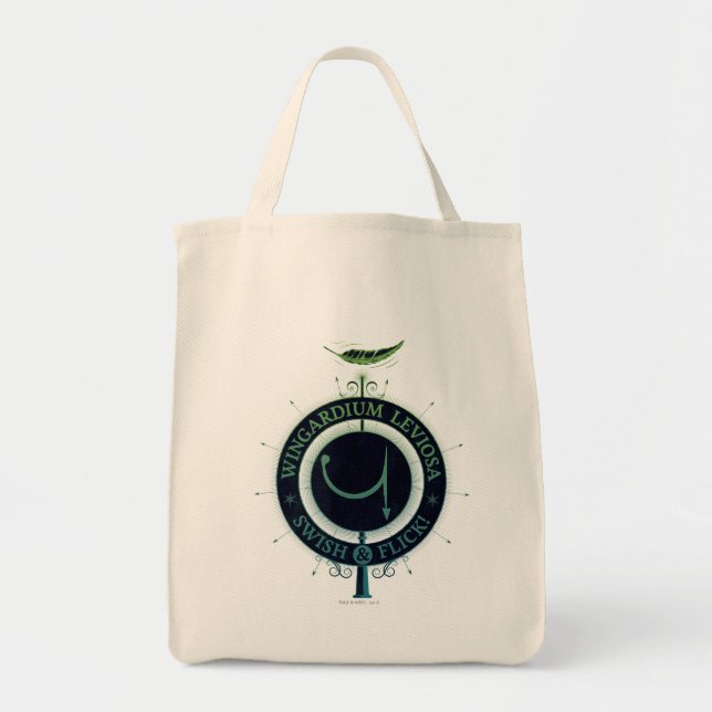 Tote Bag Sortilège Harry Potter | Graphique Wingardium Levi (Devant)