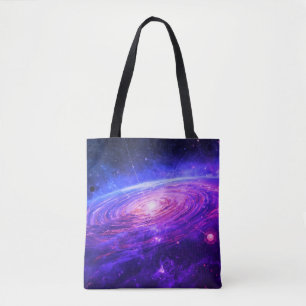 Tote Bag Sortir avec style avec une galaxie lointaine sur v