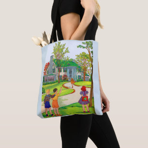 Tote Bag Sortir et lire l'impression