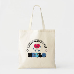 Tote Bag Souriez et saluez les citations du bonjour