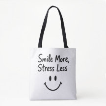 Souriez Plus, Stress Moins Doodle Design