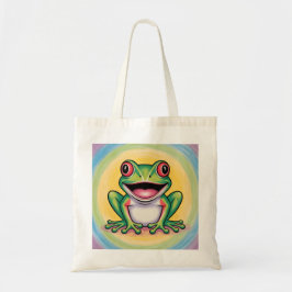 Tote Bag Sourire doux de grenouille