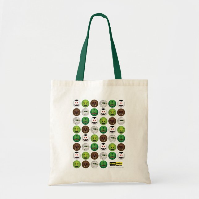 Tote Bag Sourires effrayants - monstres classiques (Devant)
