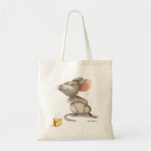Tote Bag Souris adorable et dessin animé de fromage