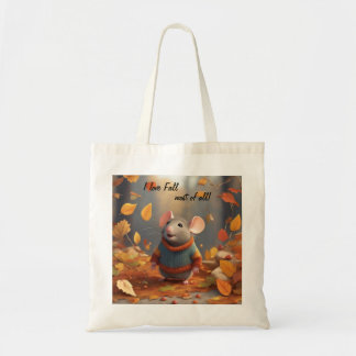Tote Bag Souris d'automne adorable Accueillir la saison