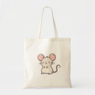 Tote Bag Souris Pastel adorable - Kawaii Design mignon