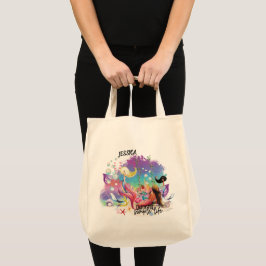 Tote Bag Sous La Mer Sirène Océan Purple Turquoise