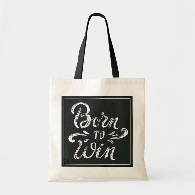 Tote Bag Soutenu pour gagner (Devant)