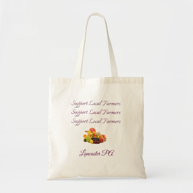 Tote Bag Soutien aux agriculteurs locaux (Devant)