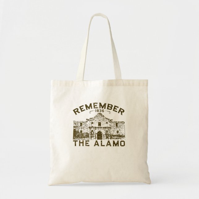 Tote Bag Souvenez-vous de l'Histoire du souvenir Alamo San  (Devant)