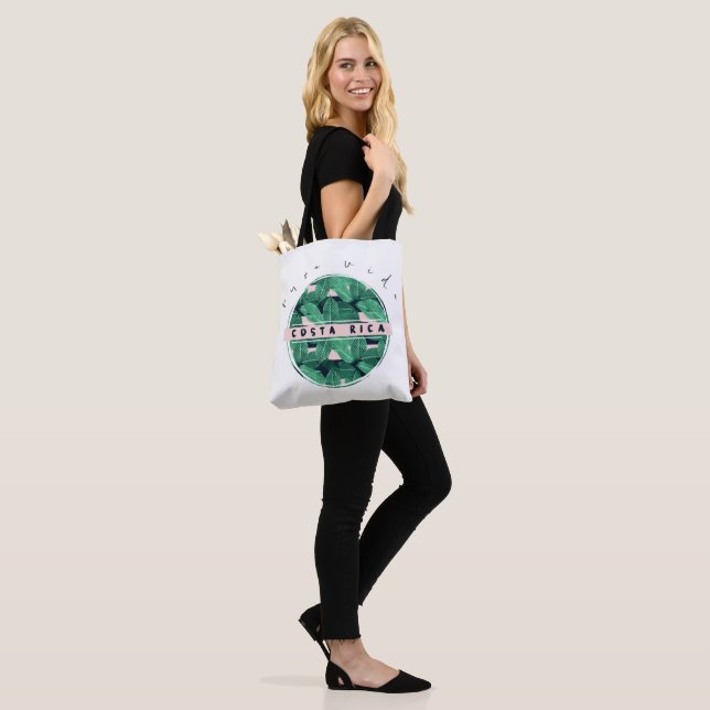 Tote Bag Souvenir Fourre-tout de jungle du Costa Rica Pura (Sur le modèle)