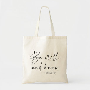 Tote Bag Soyez calme et connaissez