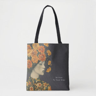 Tote Bag Soyez gentil avec votre esprit Fourre-tout