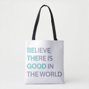 Tote Bag Soyez le Bien dans le Monde