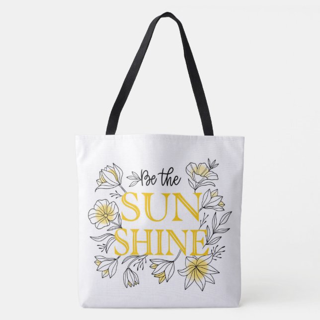 Tote Bag Soyez le soleil (Devant)