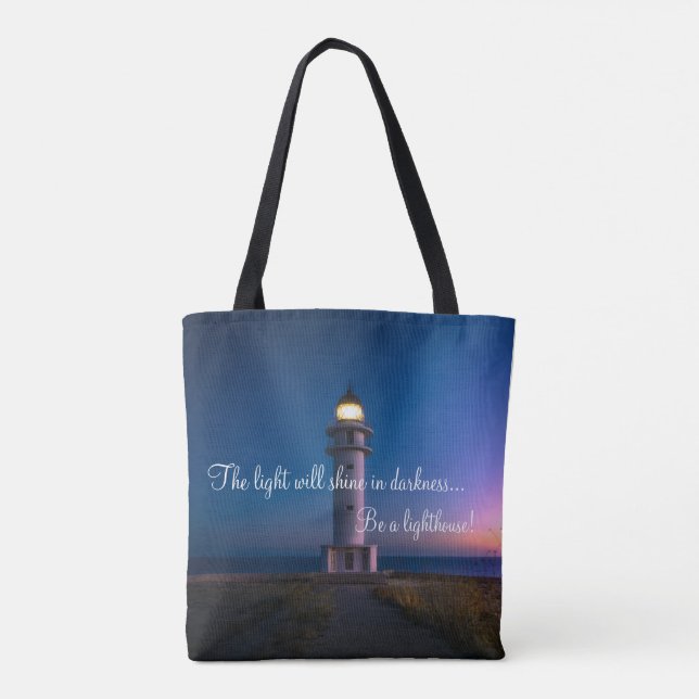 Tote Bag Soyez un phare ! (Dos)