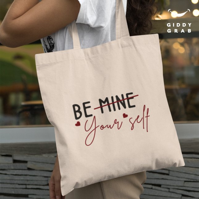 Tote Bag Soyez vous-même Inspirationnel Citation Valentine  (Créateur téléchargé)