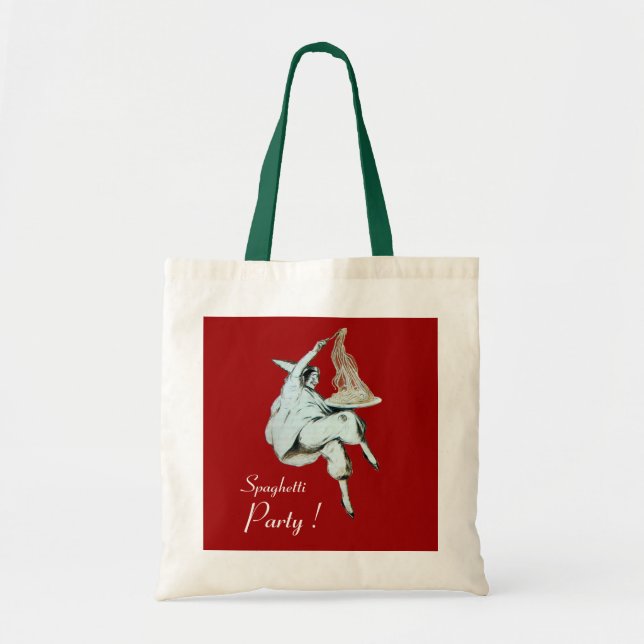 TOTE BAG SPAGHETTI PARTY, CUISINE ITALIENNE, RESTAURANT (Devant)