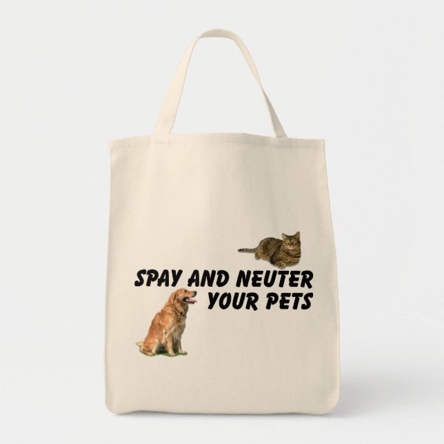 Tote Bag Spay et Neuter (Devant)