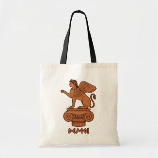 Tote Bag Sphinx à Delphes - Figure rouge antique grecque