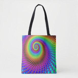 Tote Bag Spiral abstrait Fractal