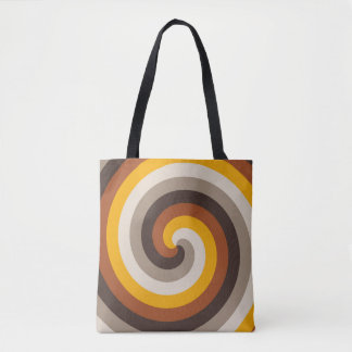Tote Bag Spirale de flamme ambre