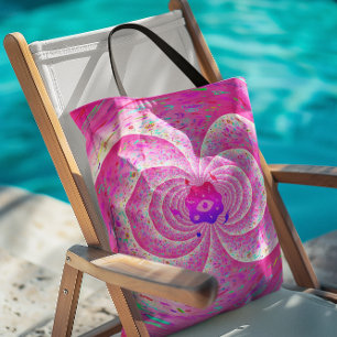 Tote Bag Spirale rose funky