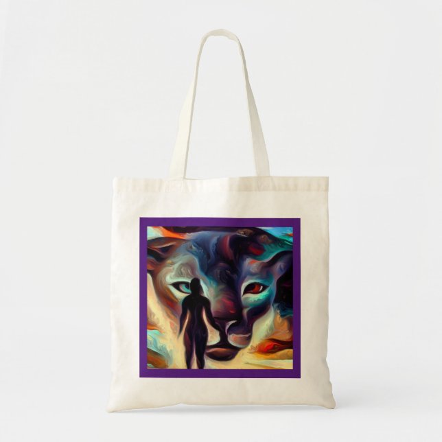 Tote Bag Spirit Animal Panther 3 (Devant)
