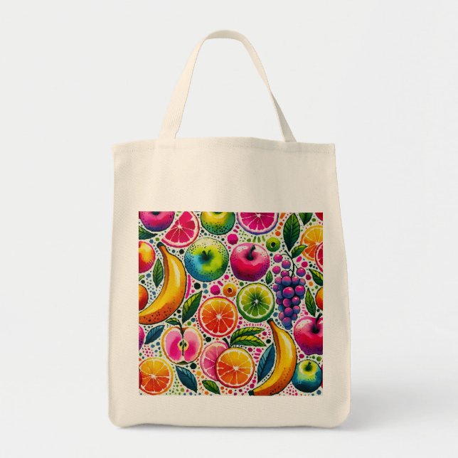 Tote Bag Splendeur de fruits (Devant)
