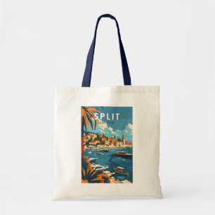 Tote Bag Split Croatie Travel Art Vintage