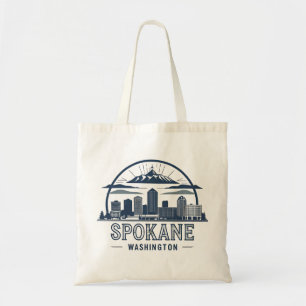 Tote Bag Spokane Washington DC Skyline