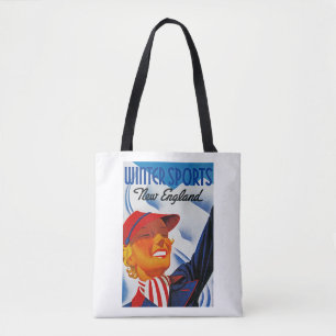 Tote Bag Sports d'hiver Nouvelle Angleterre